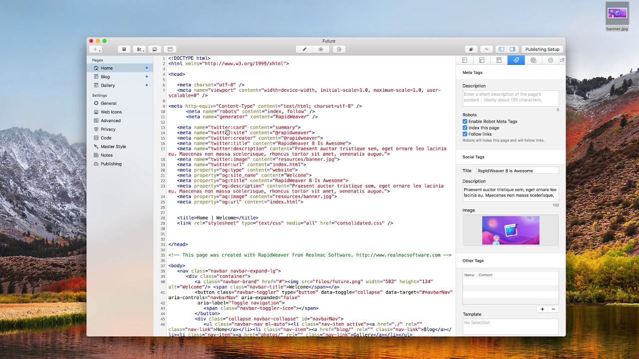 Rapidweaver Social Media Meta Tags 1280x720 Rapidweaver Social Media Meta Tags