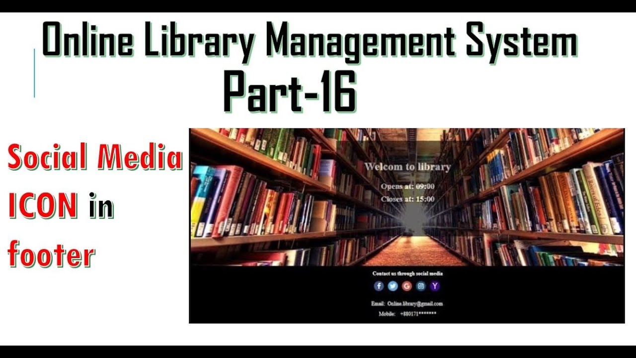 1280x720 How To Add Social Media Icon In Website Online Library