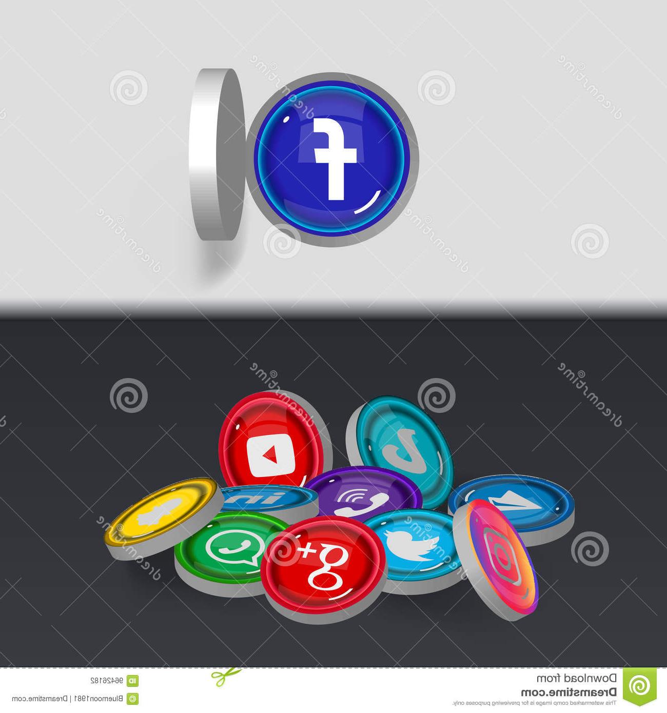 1300x1390 Best Hd Social Media Icons Vector Library Vector Images Design