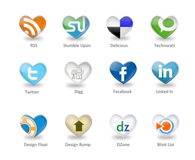 650x532 Free Social Media Icon Sets