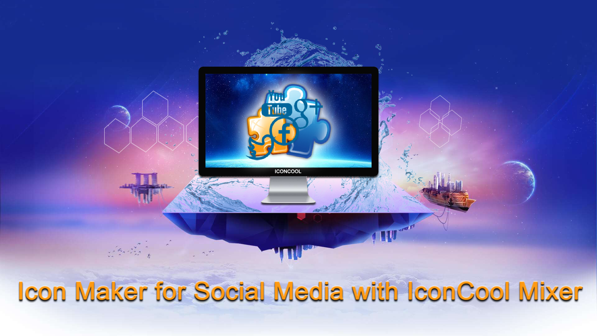 Icon Maker For Social Media With Iconcool Mixer 1920x1080 Icon Maker For Social Media With Iconcool Mixer