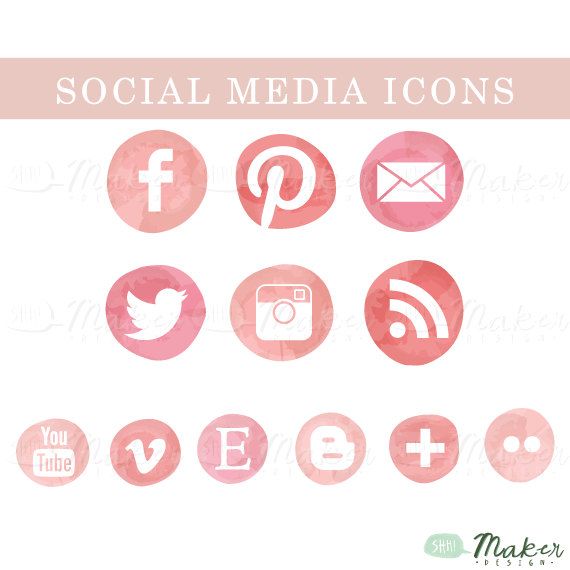 Social Media Icons 570x570 Social Media Icons