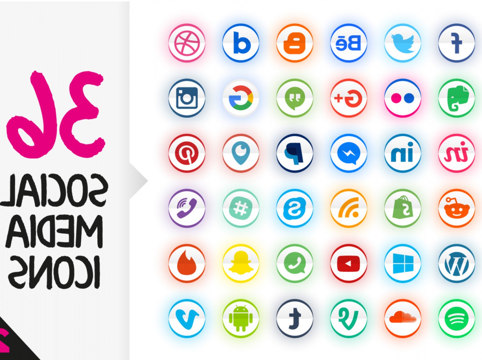 1574x1176 Social Media Icons Pack Free Handandbeak