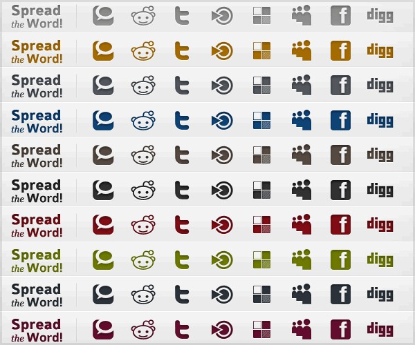 600x500 Free High Quality Social Media Icon Sets