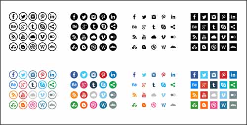 Social Media Icon Pack Free