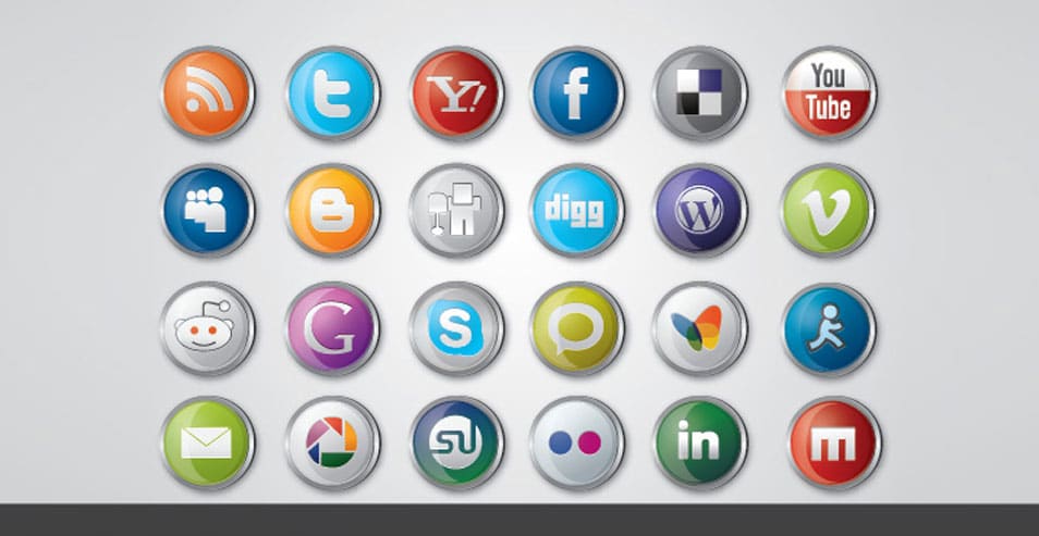 High Quality Free Social Media Icon Sets 954x493 High Quality Free Social Media Icon Sets