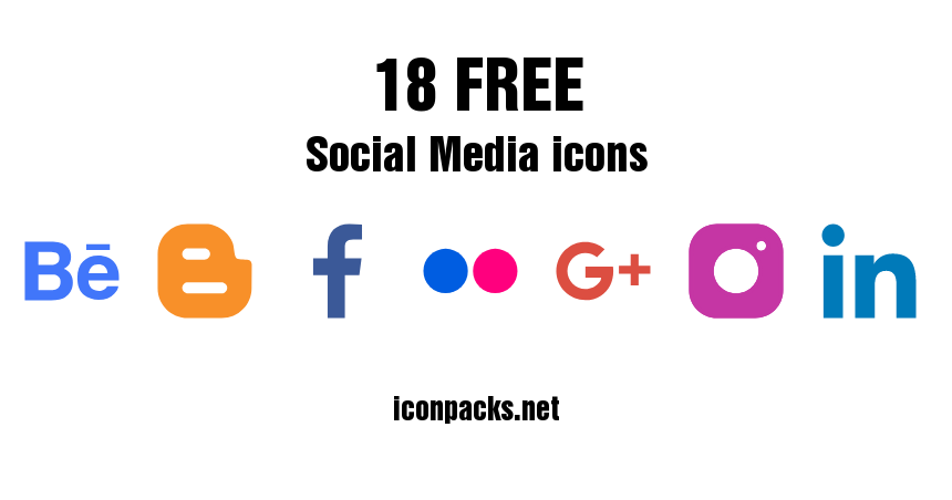 Free Social Media Icons 860x452 Free Social Media Icons