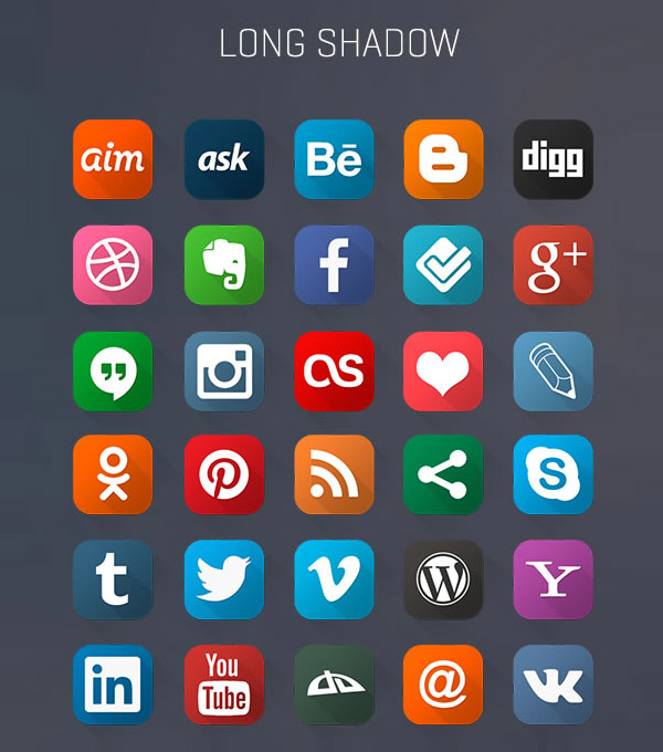Free Social Media Icons Sets To Make Your Website Go Viral 600x680 Free Social Media Icons Sets To Make Your Website Go Viral