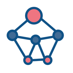 Network, Nodes, Connection, Sharing, Social, Media Icon Of Colored 256x256 Network, Nodes, Connection, Sharing, Social, Media Icon Of Colored