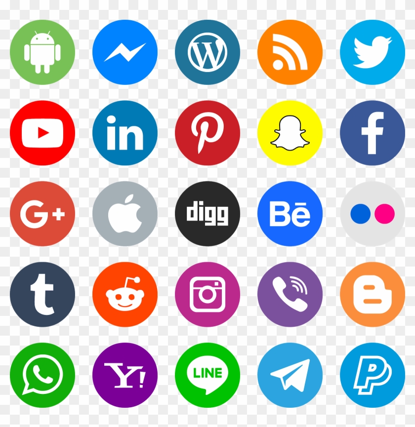 Social Media Icon Png at Vectorified.com | Collection of Social Media ...