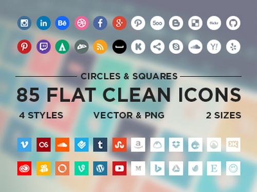 Free Social Media Icons And Vector 500x375 Free Social Media Icons And Vector