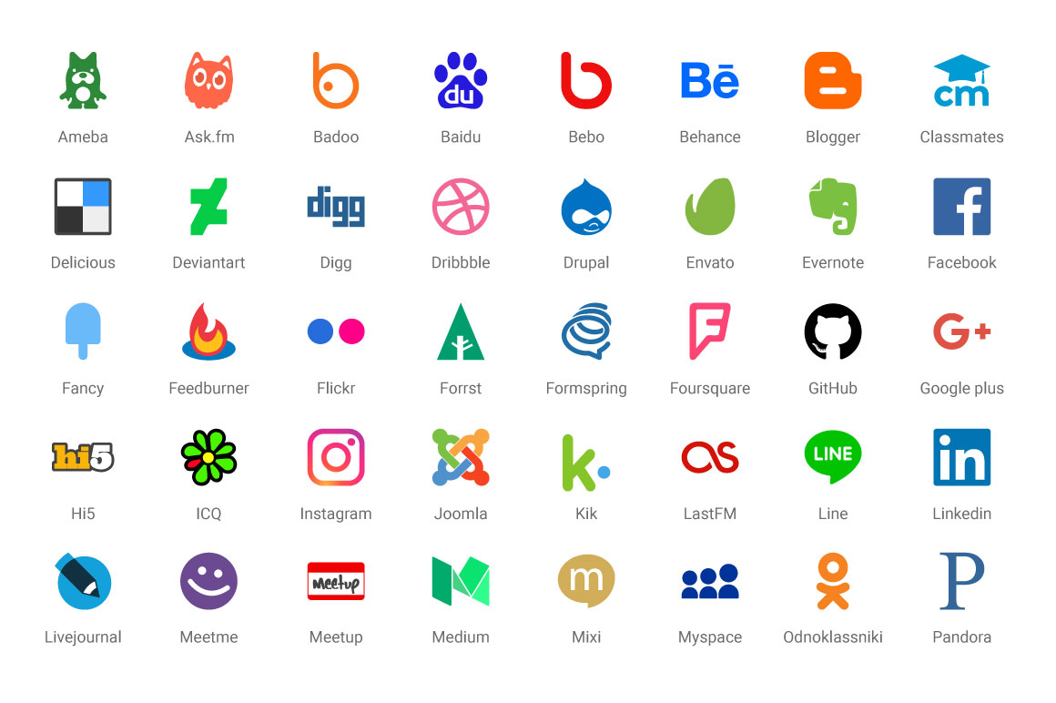 Free Social Media Icons Psdblast 1160x772 Free Social Media Icons Psdblast