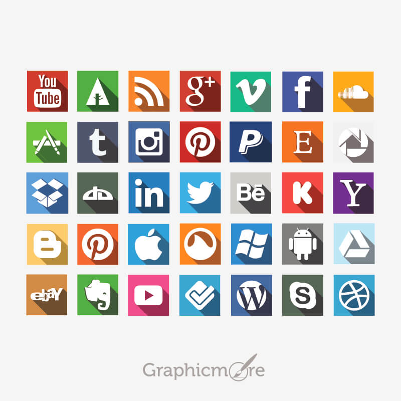 Best Social Media Icons Vectors Free Download 800x800 Best Social Media Icons Vectors Free Download