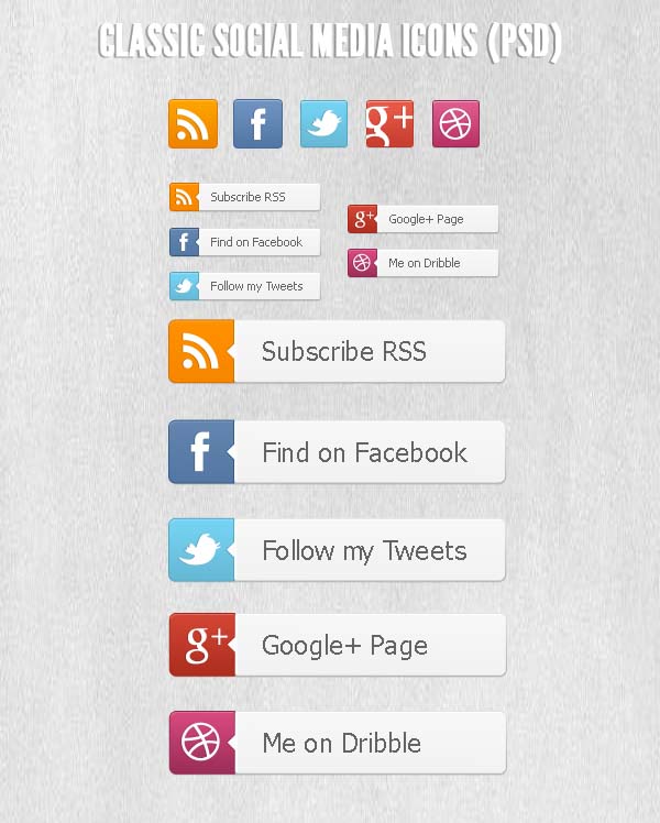 Classic Social Media Icons Icons Graphic Design Junction 600x748 Classic Social Media Icons Icons Graphic Design Junction