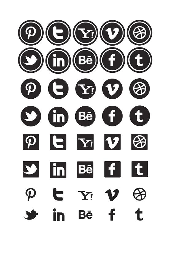 Free Social Media Icons Images 560x840 Free Social Media Icons Images