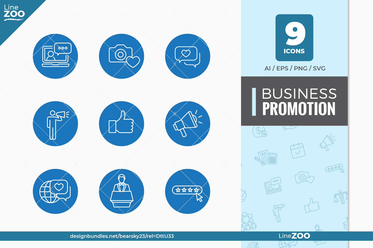 1501x1000 Business Promotion And Social Media Icon Set With Thumbs Up