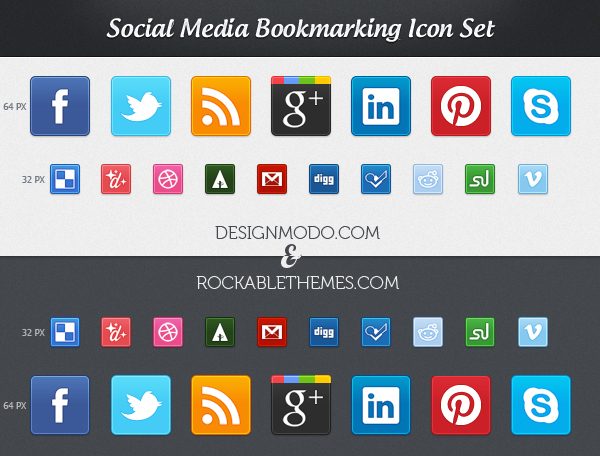 600x456 Commercial Social Media Icon Sets! Dealfuel
