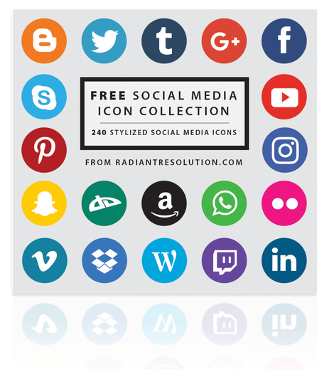 470x519 Free Social Media Icon Set!