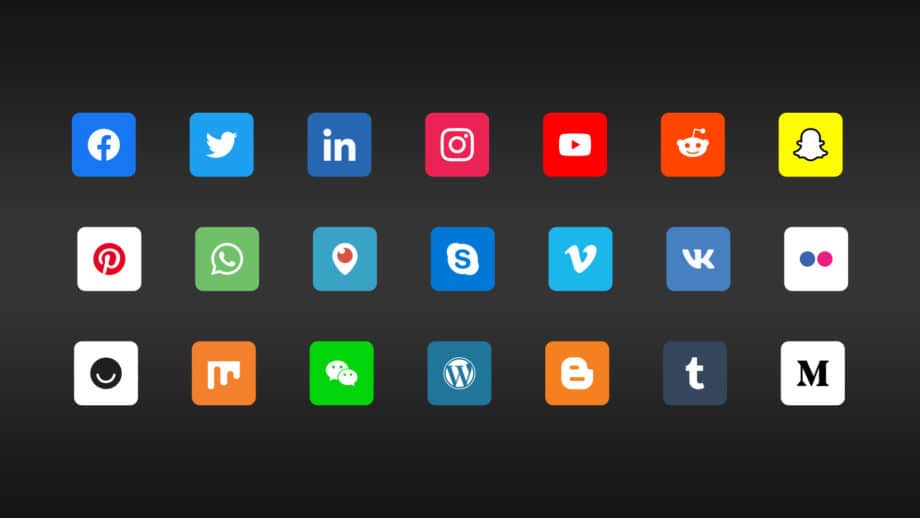 920x518 Free Social Media Icons Always Updated Dustin Stout
