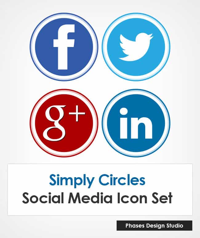 650x775 Simply Circles Social Media Icon Set Phases Design Studio