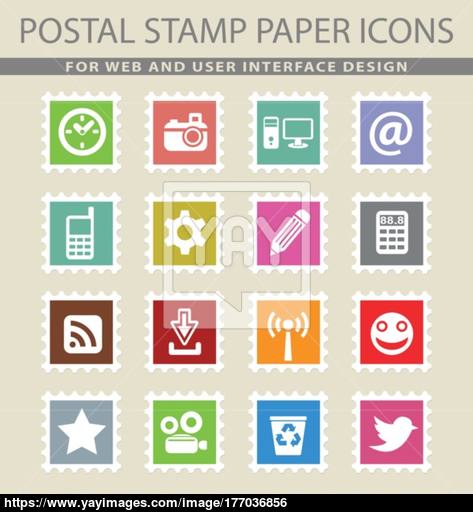 473x512 Social Media Icon Set Vector