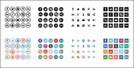450x228 Best Free Social Media Icons And Buttons Savedelete