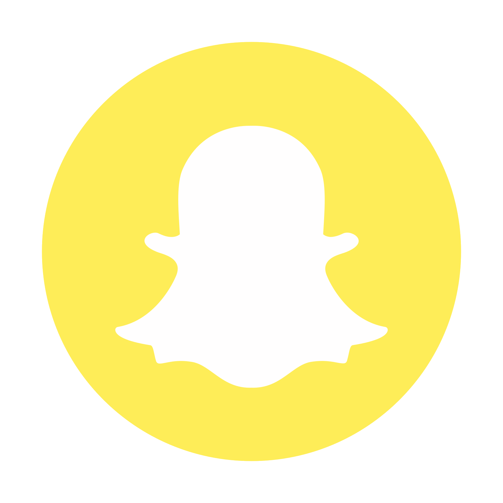 1600x1600 Social Media, Snapchat Logo Png Clipart