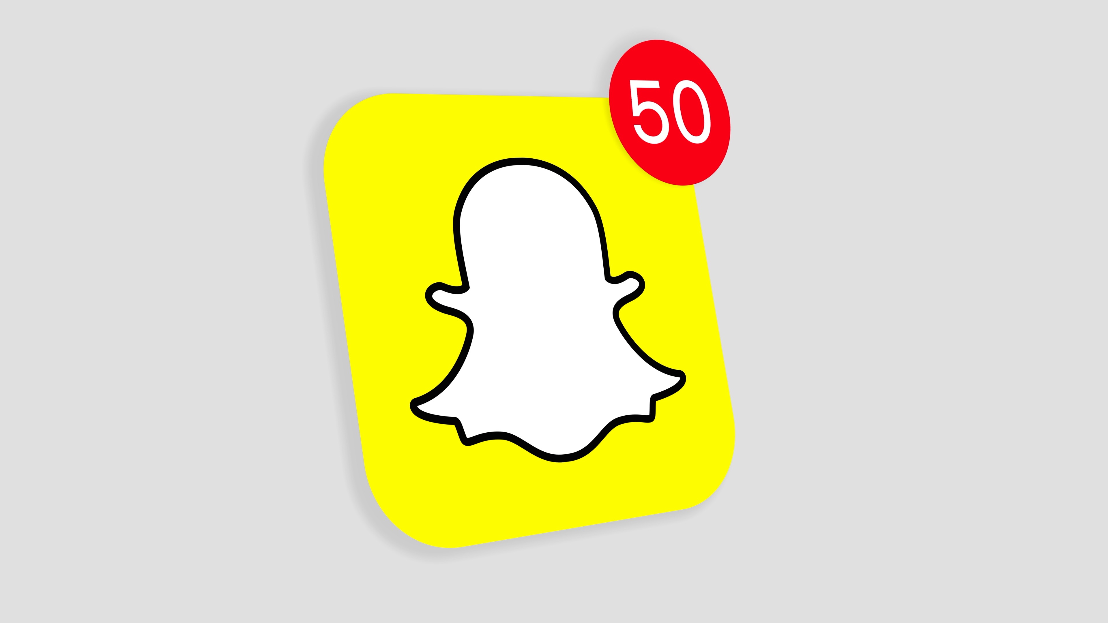 3840x2160 Stock Video Animation Of Snapchat Social Media Website Logo App