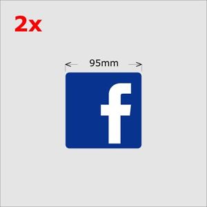 300x300 Facebook Icon Stickers, Social Media, F Logo, Mm Wide Ebay