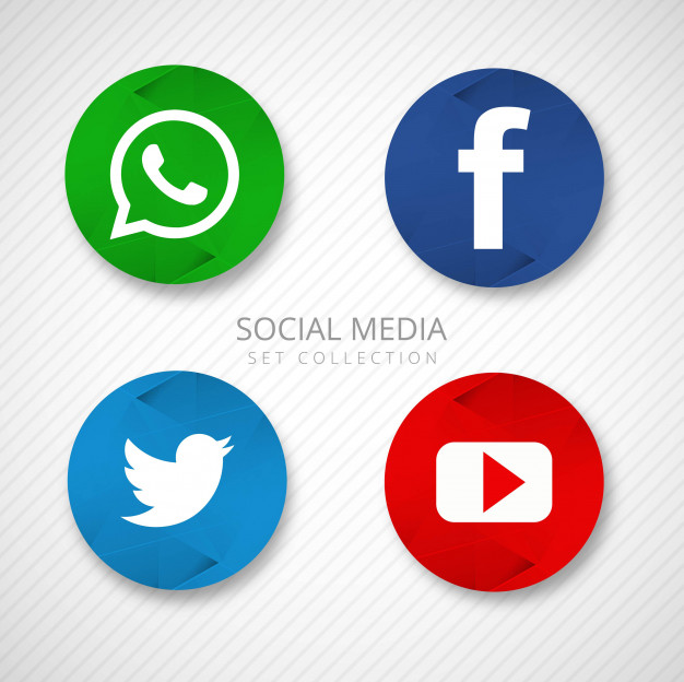 Social Media Icon Stickers at Vectorified.com | Collection of Social ...