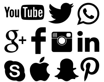 Social Media Clipart Png 340x270 Social Media Clipart Png