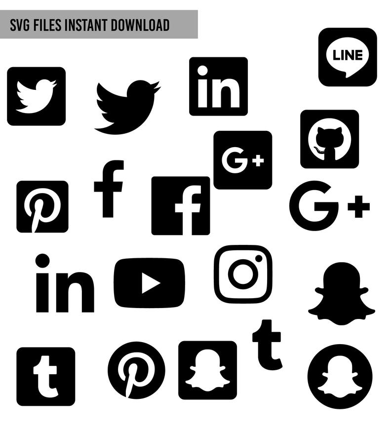 Social Media Icon Svg at Vectorified.com | Collection of Social Media ...