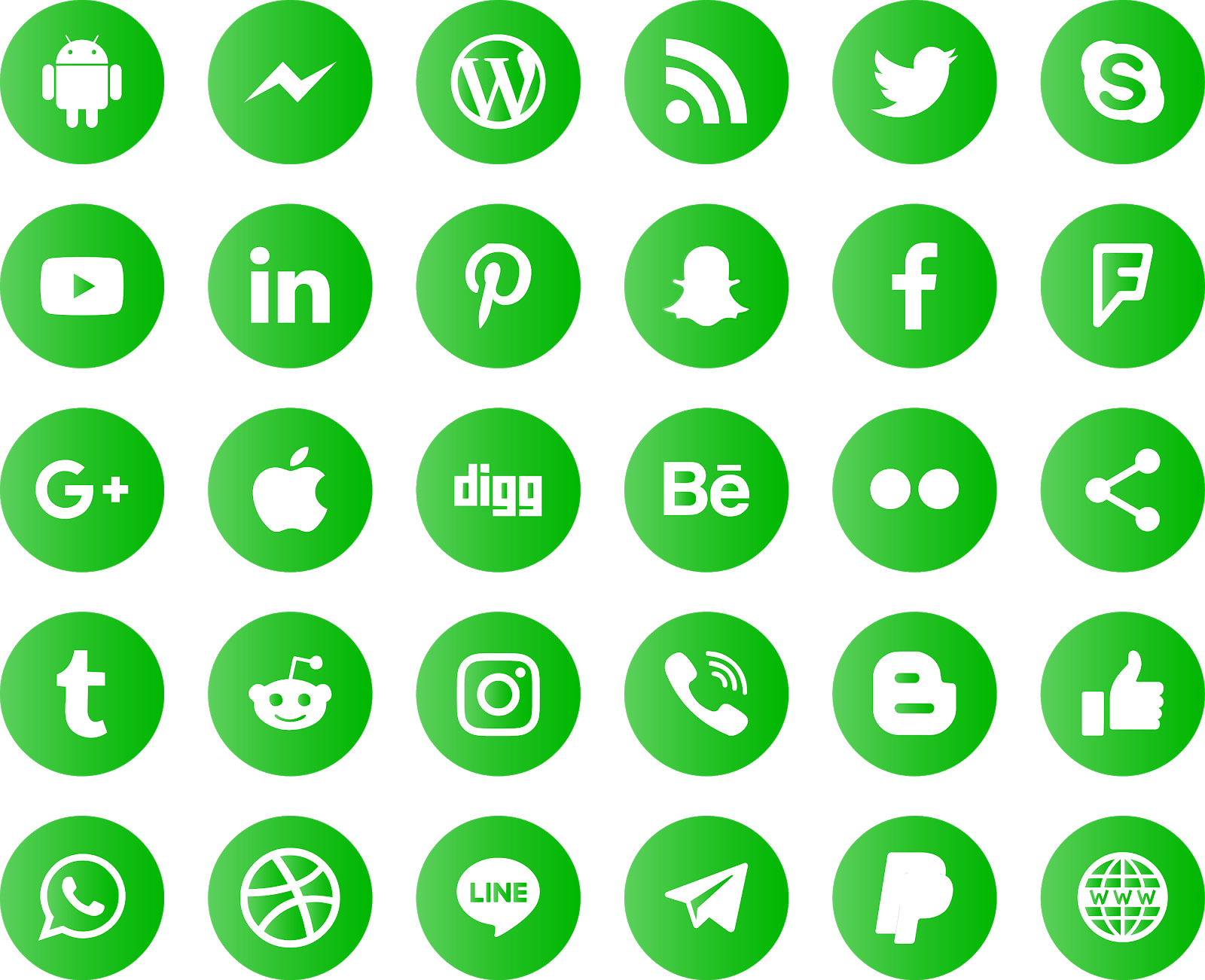 social media icons free download