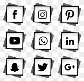 320x311 Social Media Icons Clipart, Transparent Social Media Icons Clip