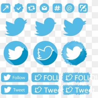 320x320 Blue Social Media Icons Png Images, Free Transparent Image