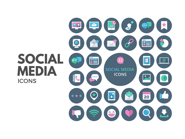 Social Media Vector Icons Free Download Freebie 640x480 Social Media Vector Icons Free Download Freebie