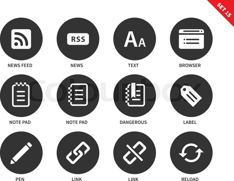 800x618 Universal Website Vector Icons Set Stock Vector Colourbox