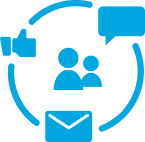 287x281 Social Media Management Icon