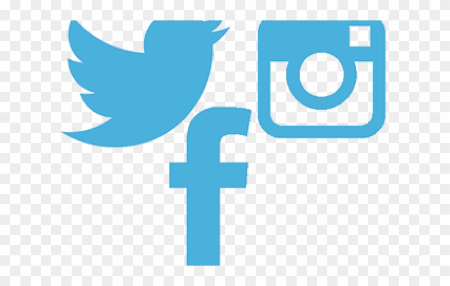 Social Media Clipart Blue 880x560 Social Media Clipart Blue