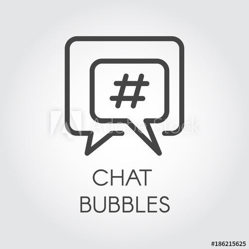 Chat Bubbles Line Icon Question Sign, Post Symbol, Quote Cloud 500x500 Chat Bubbles Line Icon Question Sign, Post Symbol, Quote Cloud