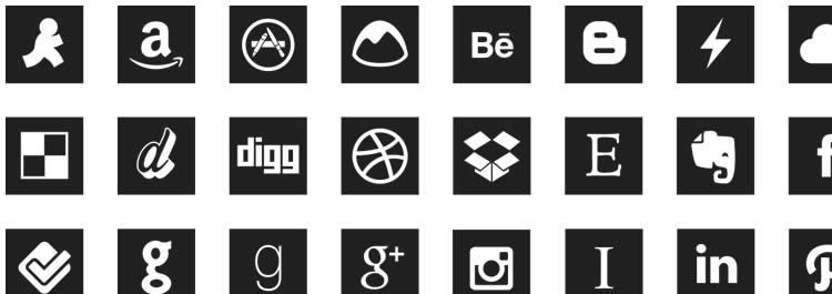 750x265 The Top Free Social Media Icon Sets