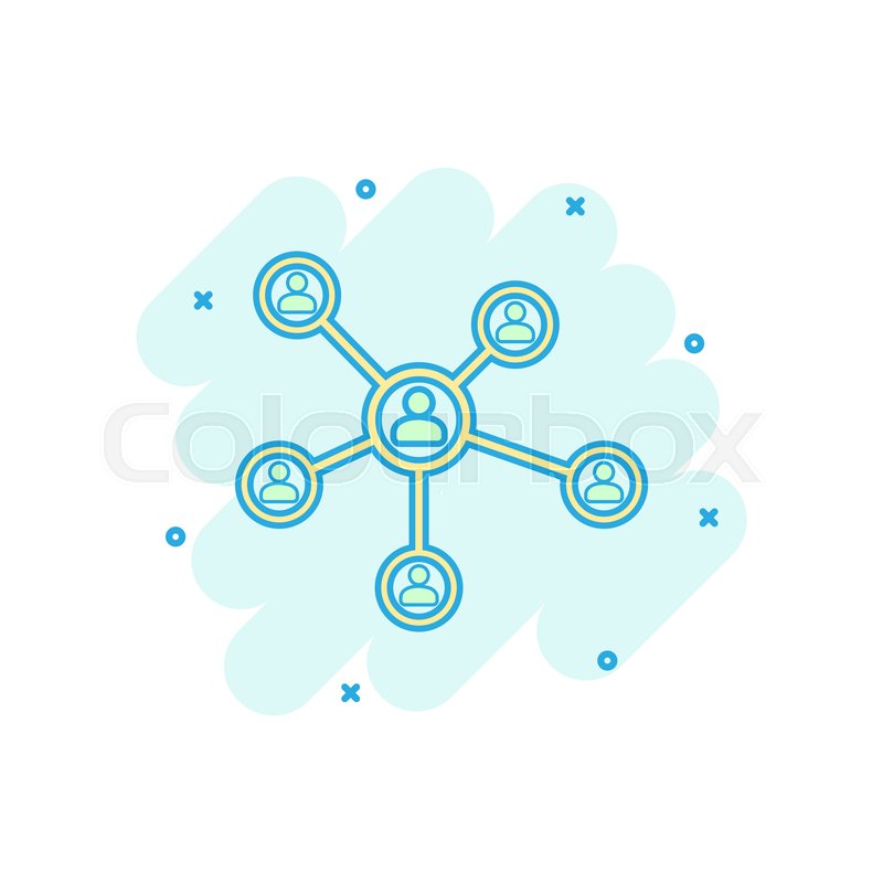 800x800 Vector Cartoon Social Network Icon In Stock Vector Colourbox