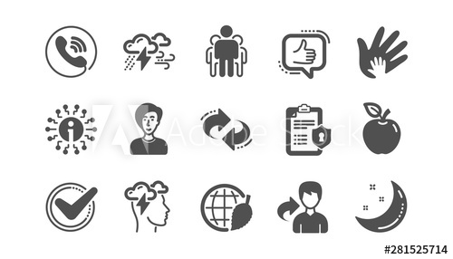 500x286 Check Mark, Sharing Economy And Mindfulness Stress Icons Privacy