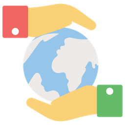 256x256 Social Responsibility Icon Of Flat Style