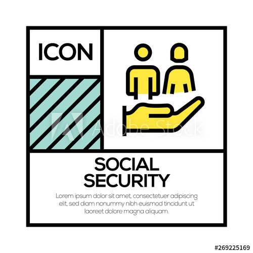500x500 Social Security Icon Concept
