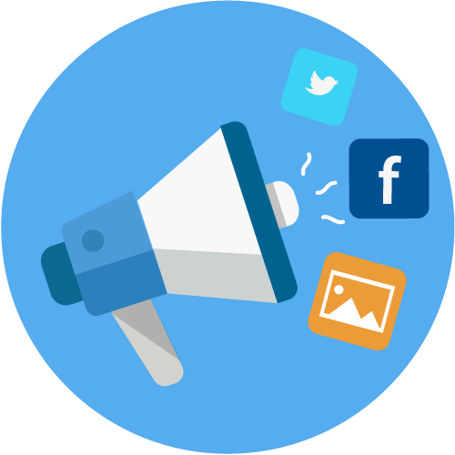 500x500 Services Icon Social Media Marketing
