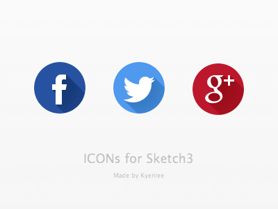 400x300 Social Share Icons Sketch Freebie