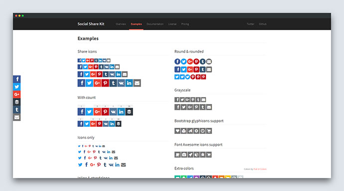 690x384 Useful Social Sharing Icons Buttons Css Bashooka