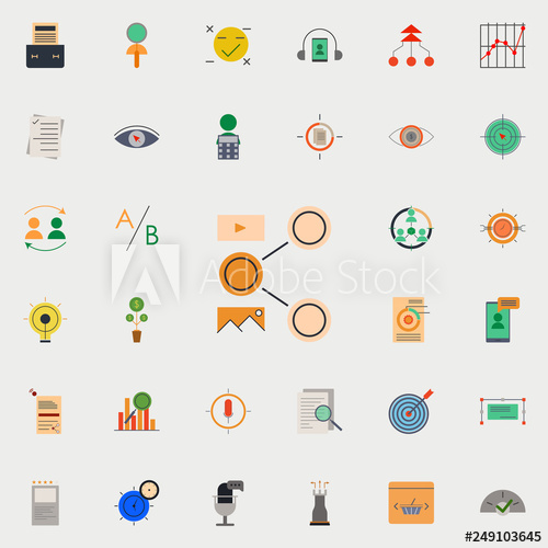 500x500 Colored Social Sharing Icon Marketing And Business And Digital