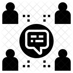 Society Icon Of Glyph Style 256x256 Society Icon Of Glyph Style